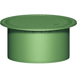 GRAF Teleskop Inspectieput Mini met PE-deksel Binnenmiddellijn van 600 mm, blijvende belasting tot max. 50 kg, groen
