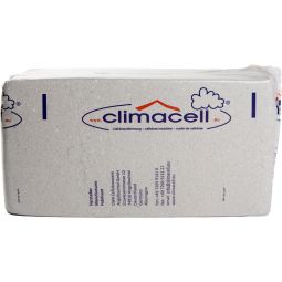 Climacell S inblasisolatie cellulose-isolatie Cellulosevezels - Hogeprestatie-isolatiemateriaal van hoogwaardig, gerecycled krantenpapier, zak van 15 kg
