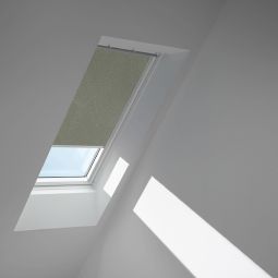 VELUX Verduisteringsrolgordijn Olijfbeige gestippeld 4575 Bescherming tegen hitte, geschikt voor verschillende VELUX-dakramen