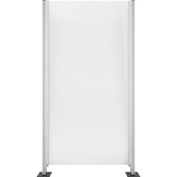 Wellker schutting element PONTOS CLEAR helder zichtscherm Helder glas ESG, 90x180 cm