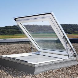 VELUX platdakraam basiselementCXP 0473Q kunststof handmatig Basiselement voor de opname van verschillende beglazing