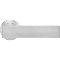 Kärcher deurklink-set Milano ER52 KD Comfort Privacy roestvrijstaal mat deurklink Sluiten zonder sleutel, deurklink met geïntegreerde privacypinvergrendeling