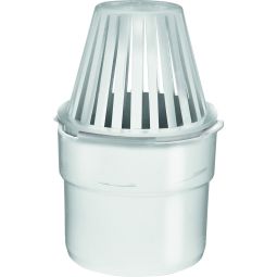 MEA rioolafvoer met schmutzzeef wit Diameter 80 mm