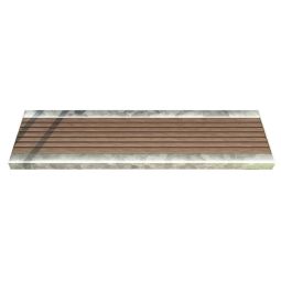 DOLLE traptrede voor inleggen voor buitentrap Gardentop verschillende maten, voor inlegetreden uit hout of houtcomposiet