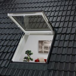 VELUX Uitstekraam GTU 0066 Klap-zwaairaam Kunststof ENERGIE PLUS Raam 3-voudig lage-energieverglazing