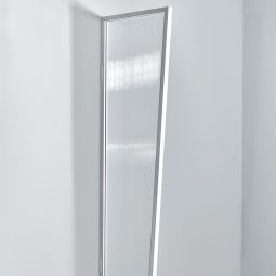 gutta afdaksijkap B1 Wit kanaalplaat 45x60x200 cm, aluminium frame met heldere kanaalplaat