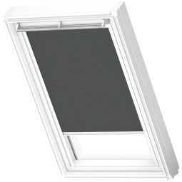 VELUX Verdunkelingsrolgordijn handmatig Nature Collection DKY Natuur Cave 4904 natuurlijke kleur, soepele bediening, geleiderails in Slimline-design