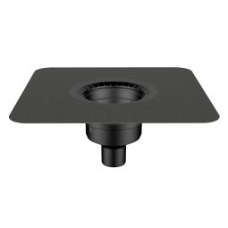 Klöber Flavent Pro ventilatiestenen onderdeel voor tweedelig woonruimte-ventilatiesysteem Dakventilatie met bitumenmanchetten, 50x50 cm