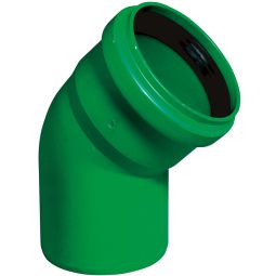 Wellker KG 2000 Bocht DN 110 Afvoerbuis voor KG-systeem pvc - SN 10 en SN 16, verschillende uitvoeringen