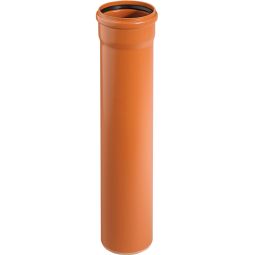 Wellker KG-buis DN 160 afvoerbuis voor KG-systeem PVC - Coex SN 4, verschillende lengtes