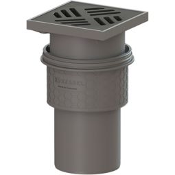 KESSEL kelderafvoer uitvoer verticaal 150x150 mm vloerafvoer instelbaar met geurverzegeling