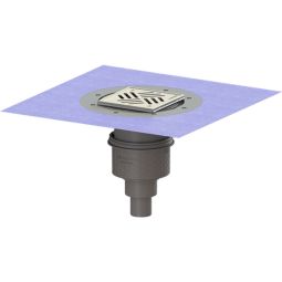 KESSEL vloerafvoer Practicus aansluitrand weefselmat verticaal verschillende diameters en roosterdesign naar keuze