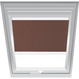 Roto Privacy-rolluik Bruin 2-R31 lichttransparant, bediening manueel, configureerbaar voor verschillende raamafmetingen