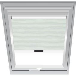 Roto Verduisteringsrolgordijn Linie-Beige 3-V52 lichtondoorzichtig, bediening manueel of elektrisch, configureerbaar voor verschillende raamafmetingen