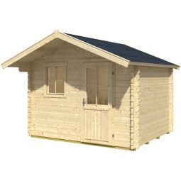 Skan Holz tuinhuis Narvik tuinhuisje verschillende maten, Scandinavisch sparrenhout, wanddikte 45 mm