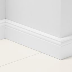 Parador Plint D001 Voetlijsten Uni Wit (RAL 9010) Lengte 2200/2570 mm, verschillende vormen