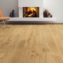 HARO Parket Landhausdiele Eik Universal 2. Keuze Met een Naturalin oppervlak en Top Connect klicsysteem, 2de keuze