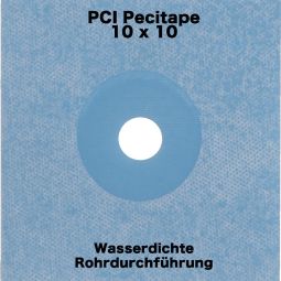 PCI Pecitape 42,5x42,5cm Speciale dichtkraag 1 Stuk, voor afdichting van vloerafvoeren