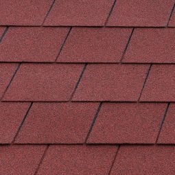 Skan Holz bitumendakshingles rechthoek rood dakshingles Rechthoekige dakshingles incl. bevestigingsmateriaal, afdekoppervlakte per pack: 2 m²
