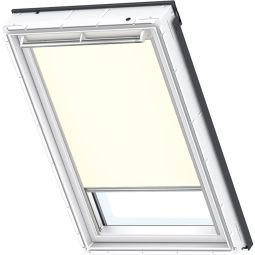 VELUX privacyrolluik Uni Beige 1086 lichtdoorlatend, geschikt voor verschillende VELUX-dakramen