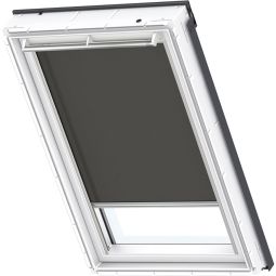 VELUX privacyrolluik Uni Zwart 4069 lichtdoorlatend, geschikt voor verschillende VELUX-dakramen