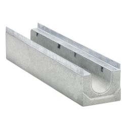 BIRCOsir 100 afvoergoot zonder binnenafschot Zware lasteafvoergoot van beton met feuerverzinkt Combi-Verschluss-massief stalen zarge en veiligheidsvouw, verschillende uitvoeringen