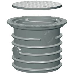 Rewatec PKW-Set 2, bereden tankdeksel max. aslast 2,2 ton. Schachtverlenging: 60 cm