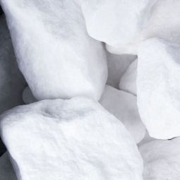 Breuksteen Sneeuwwit verschillende korrelgroottes