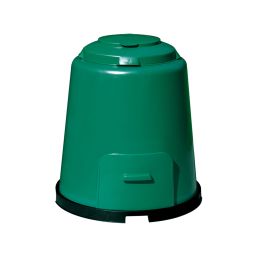 Snelkomposter, 280 l, groen incl. 2-delig deksel en bodemrooster