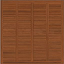 TraumGarten Schutting GRAZIA Hardwood Elementen Zichtscherm Lamellenzaun edel hardhout, handgeolied, verschillende maten