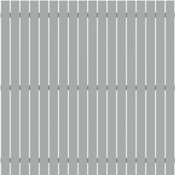 TraumGarten Schutting SQUADRA Aluminium Zilver Zichtschermlatten Lamellenomheining streepvrij, hoogwaardig aluminium, 180x180 cm & maatwerk