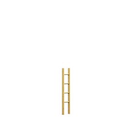 WINNETOO Houten ladder Stabiele ladder voor speeltoren en boomhuis, sporten van hardhout 35 mm diameter, voor kinderen van 3-14 jaar