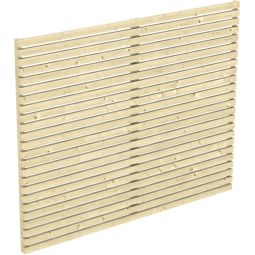 Skan Holz zijwand voor Carport Spessart onbehandeld Afmeting (BxH) 230x160cm, gelamineerd hout, ruitprofiel
