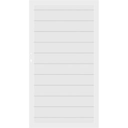 TraumGarten-schutting SYSTEM ALU PLUS poort Wit/Wit Afmetingen 98x180 cm, aluminium frame 66x40 mm, aluminium-profielen, stabiel, weerbestendig, onderhoudsarm