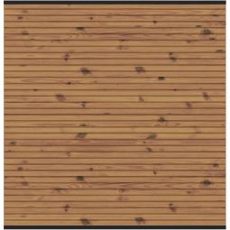 TraumGarten schutting SYSTEM NEO Thermo-Hout schuttingveld 18 profielen, vormstabiel & weerbestendig, met aluminium latten – inkortbaar, verkrijgbaar in breedte van 90 of 178 cm