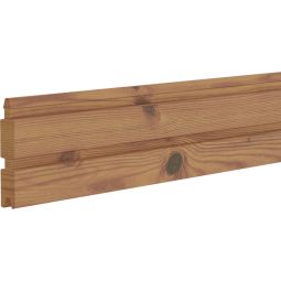 TraumGarten schutting SYSTEM NEO Thermohout enkelprofiel Houten profiel 10x2x178 cm (HxBxL), thermisch behandeld, afkortbaar & bestendig – ideaal voor individuele hekoplossingen
