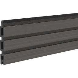 TraumGarten schutting SYSTEM NEO PLATINUM enkelprofiel antraciet WPC-enkelprofiel 15x2 cm, lengte 178,3 cm – ommanteld, inkortbaar, UV-bestendig, ideaal voor zelfbouw van hekwerk
