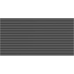 TraumGarten Tuinhek SYSTEEM Ruitpatroon antraciet Set uit gecoat aluminiumprofiel inclusief profieldragers, 180x90 cm