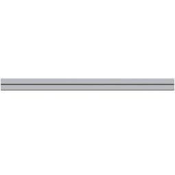 TraumGarten-schutting SYSTEM Ruitpatroon 2x Enkelprofiel Zilver Zichtscherm Ruitpatroonhek gecoate en uitgeschuimde aluminium profielen voor schutting in doe-het-zelf uitvoering, 2x6x179 cm