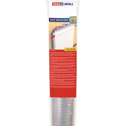 tesamoll reflectorfolie voor radiatoren aluminium-gecoat Reflecteert de warmte van de verwarming terug in de ruimte, 3 mm dik