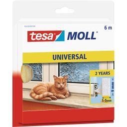 tesamoll raamdichting/deuradichting universele schuimdichting beschermt tegen tocht; voor spleten van 1-5 mm