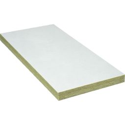 Isover isolatieplaat Topdec DP 1, wit, steenwol witte glasvliesbekleding, WLG 035