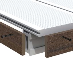 TraumGarten WPC-terrasplank Afwerkingsprofiel DREAMDECK PLATINUM Bruin Afmetingen: 10x60x2000mm