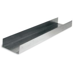 Wellker droogbouwprofiel UW wandprofiel Randprofiel voor droogbouwwanden, 0,6 mm dik