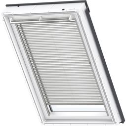 VELUX Jalousette handmatig Uni Wit 7001 lichttransparant, handmatige bediening, geschikt voor verschillende VELUX-dakramen