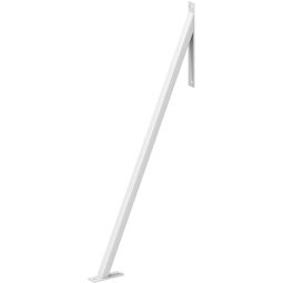 TraumGarten schutting stormankert wit ter beveiliging tegen windlasten en windstoten, metaal, 117x55x5 cm