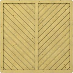  Houten plankenzaun 