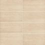 Wellker tegels fijnsteengoed Guadalupe beige glazuurd mat Afgeronde kant Dikte 9 mm