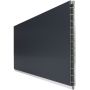 GroJa BasicLine PVC-steekzaun schutting antracietgrijs enkelprofiel privacy lamellenomheining