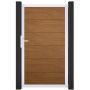 GroJa Einzelpoort BasicLine PVC-steekzaun Golden Oak